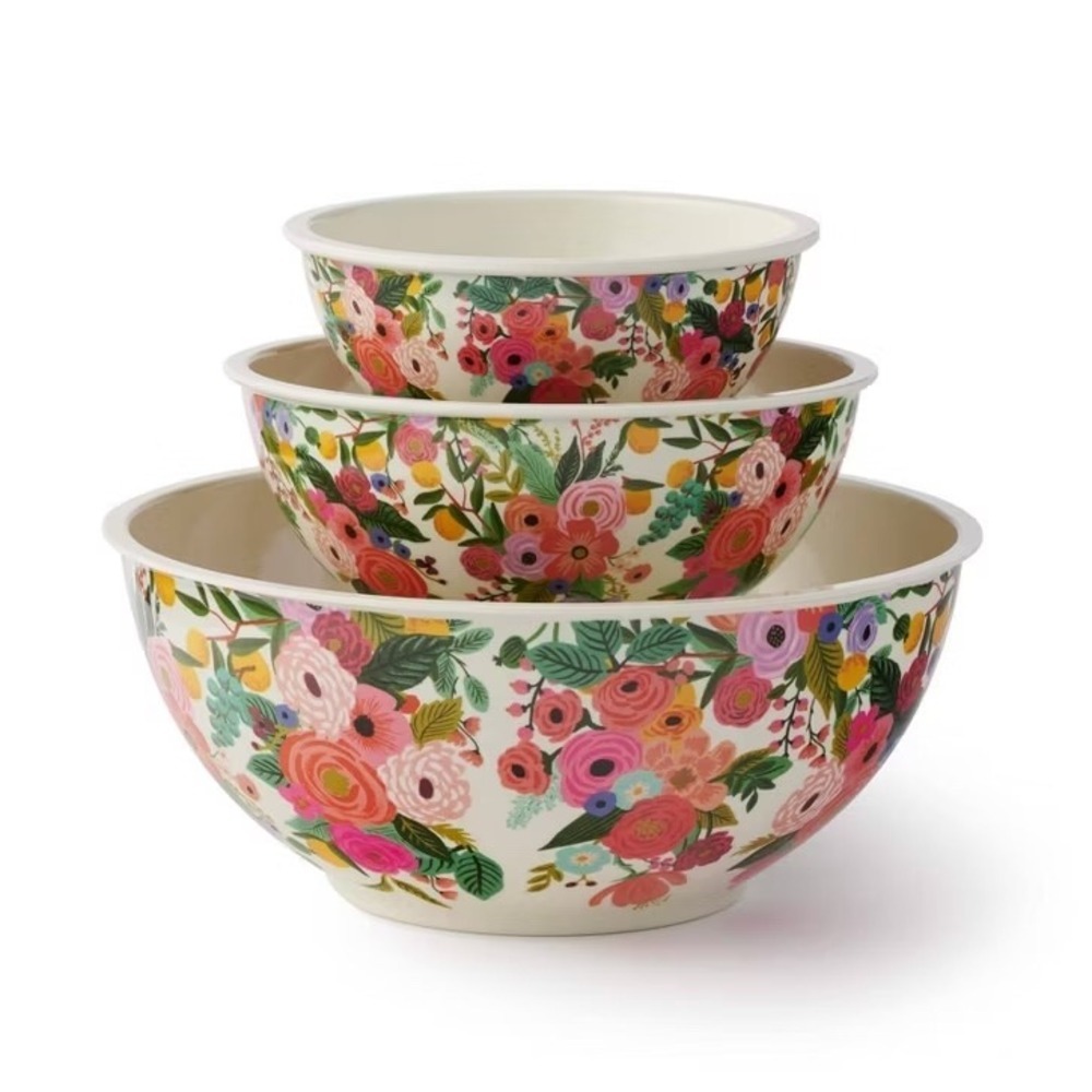 Rifle Paper Co.‎ Garden Party 3pc Melamine Mixing Bowl Set - Target